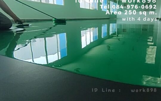 พื้นกันไฟฟ้าสถิต-epoxy anti static- conductive